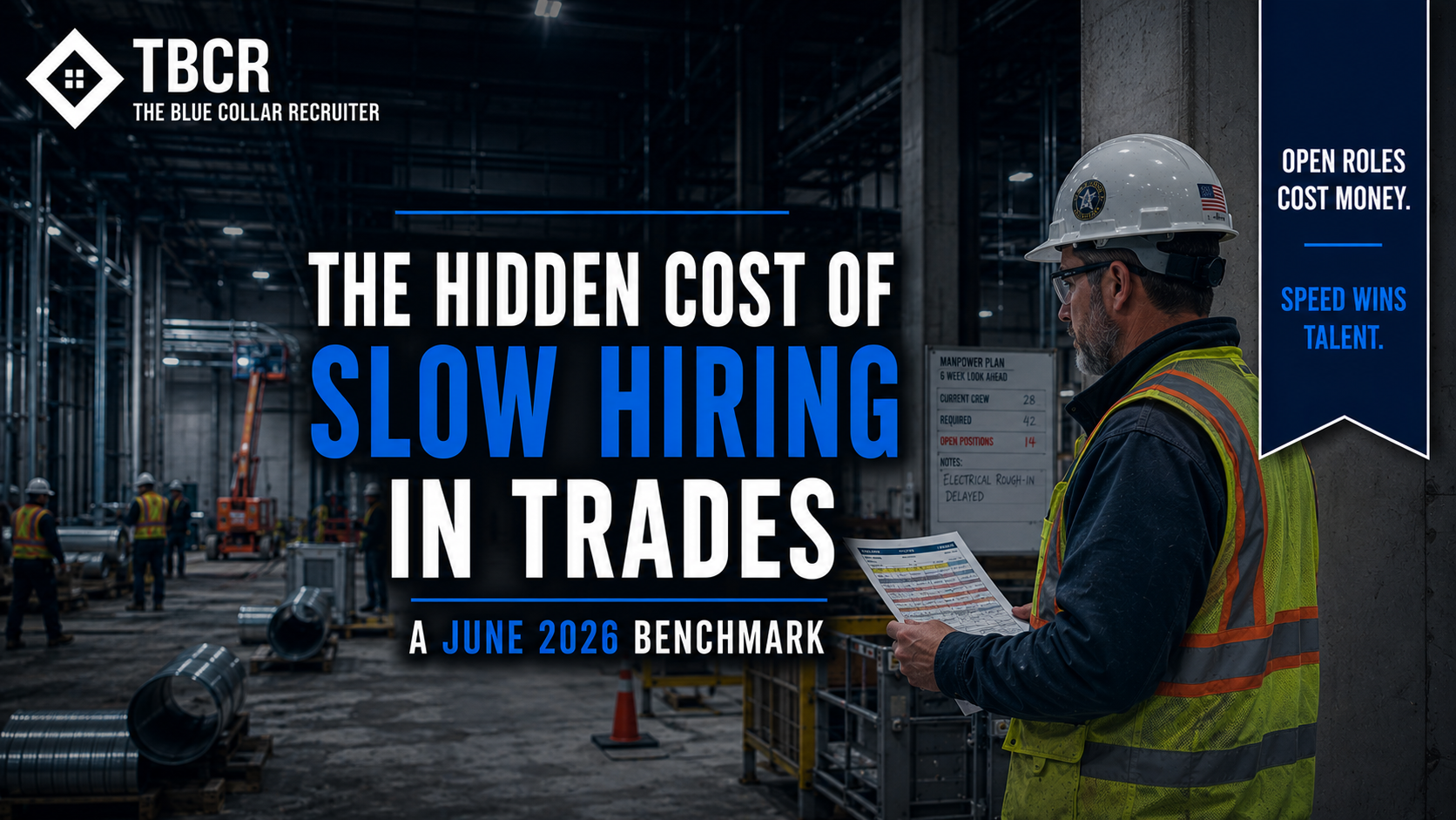 The Hidden Cost of Slow Hiring in Skilled Trades: 2026 Benchmark