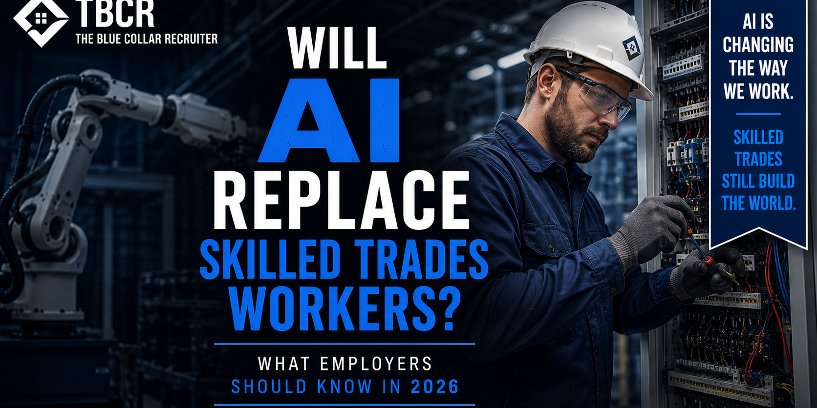 Blue collar business owner reviewing systematic hiring pipeline for trades recruitment 2026