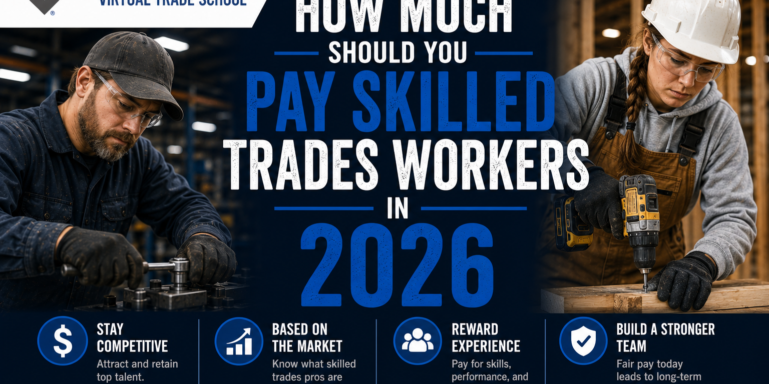 Blue collar recruiter placing skilled trades worker in HVAC technician job 2026